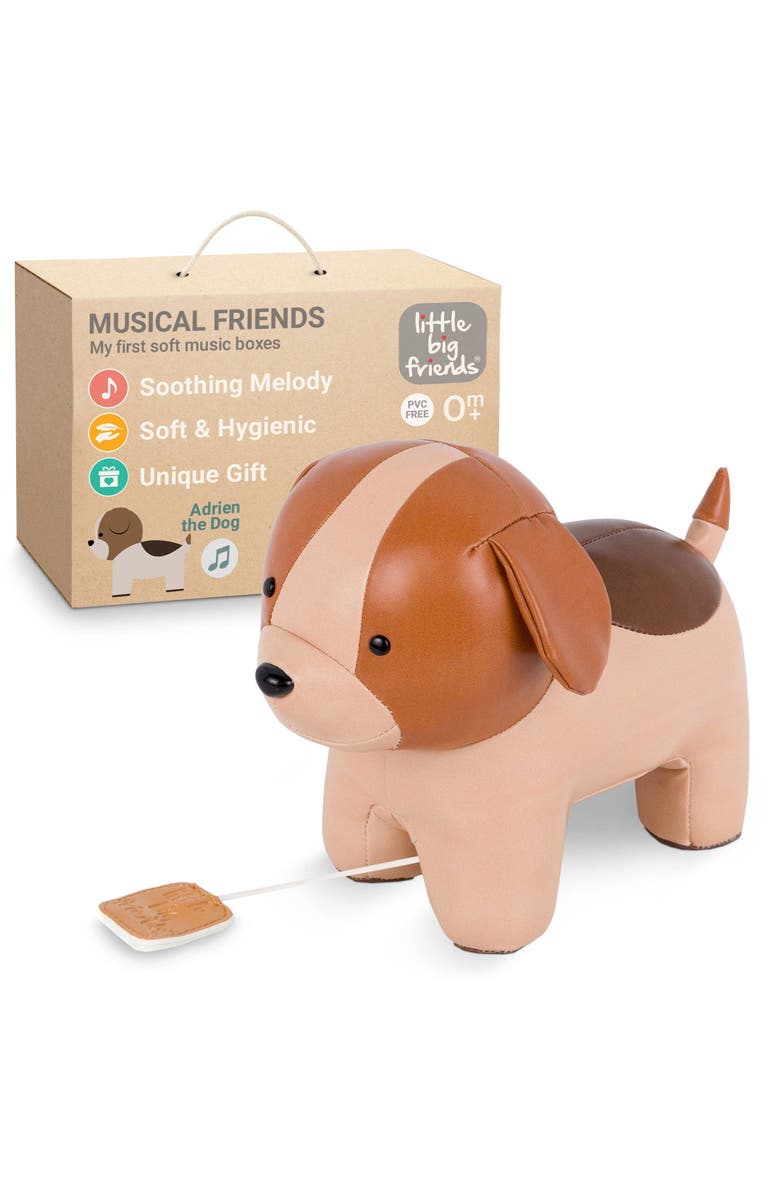 Little Big Friends Musical Animals - Dog, Plush Baby Music Box, Nursery Toy, Alternate, color, Multicolor