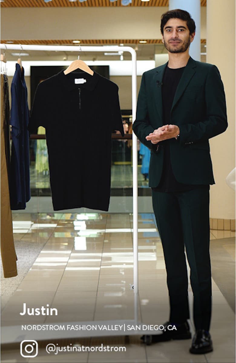 Rib Polo Sweater, sales video thumbnail