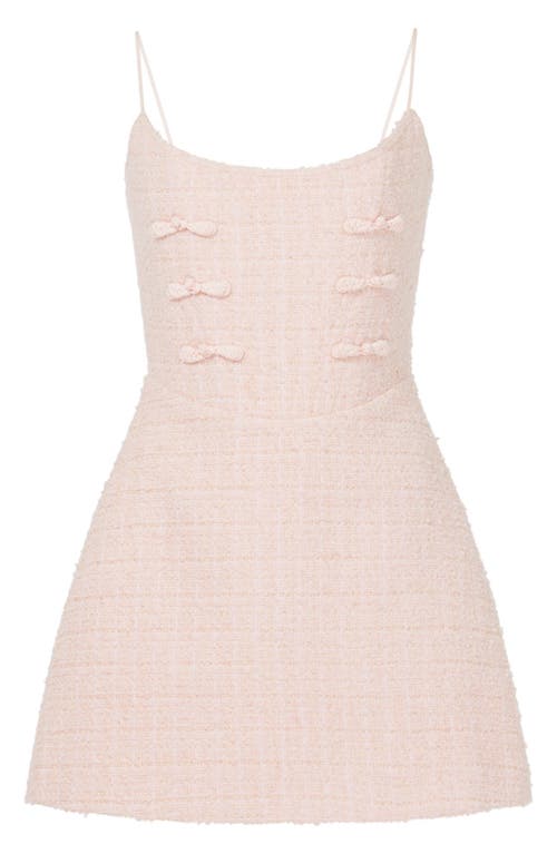 SAU LEE SAU LEE ANDI METALLIC TWEED COCKTAIL MINIDRESS