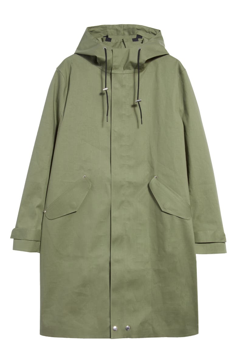 Mackintosh Granish Waterproof Bonded Cotton Hooded Coat, Main, color, 