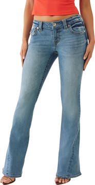 True Religion Joey Low Rise Flare Leg Jeans