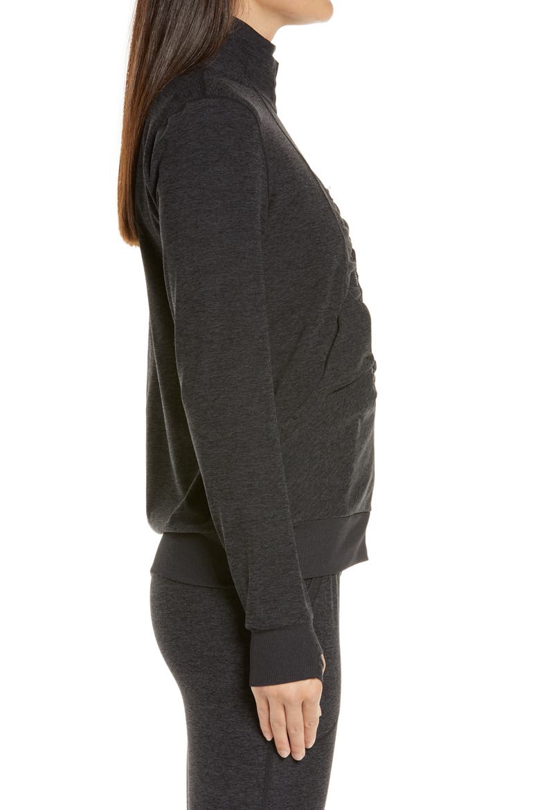 Lola Restore Soft Lounge Cozy Jacket, Alternate, color, BLACK