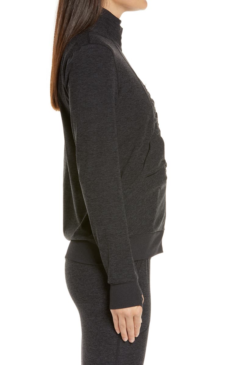 Zella Lola Restore Soft Lounge Cozy Jacket, Alternate, color,