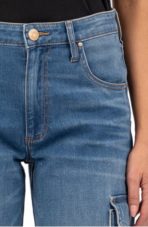 KUT FROM THE KLOTH KUT FROM THE KLOTH JODI FAB AB HIGH WAIST WIDE LEG CARGO JEANS 