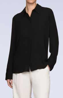 BCBGMAXAZRIA Ellen Oversize Button-Up Shirt