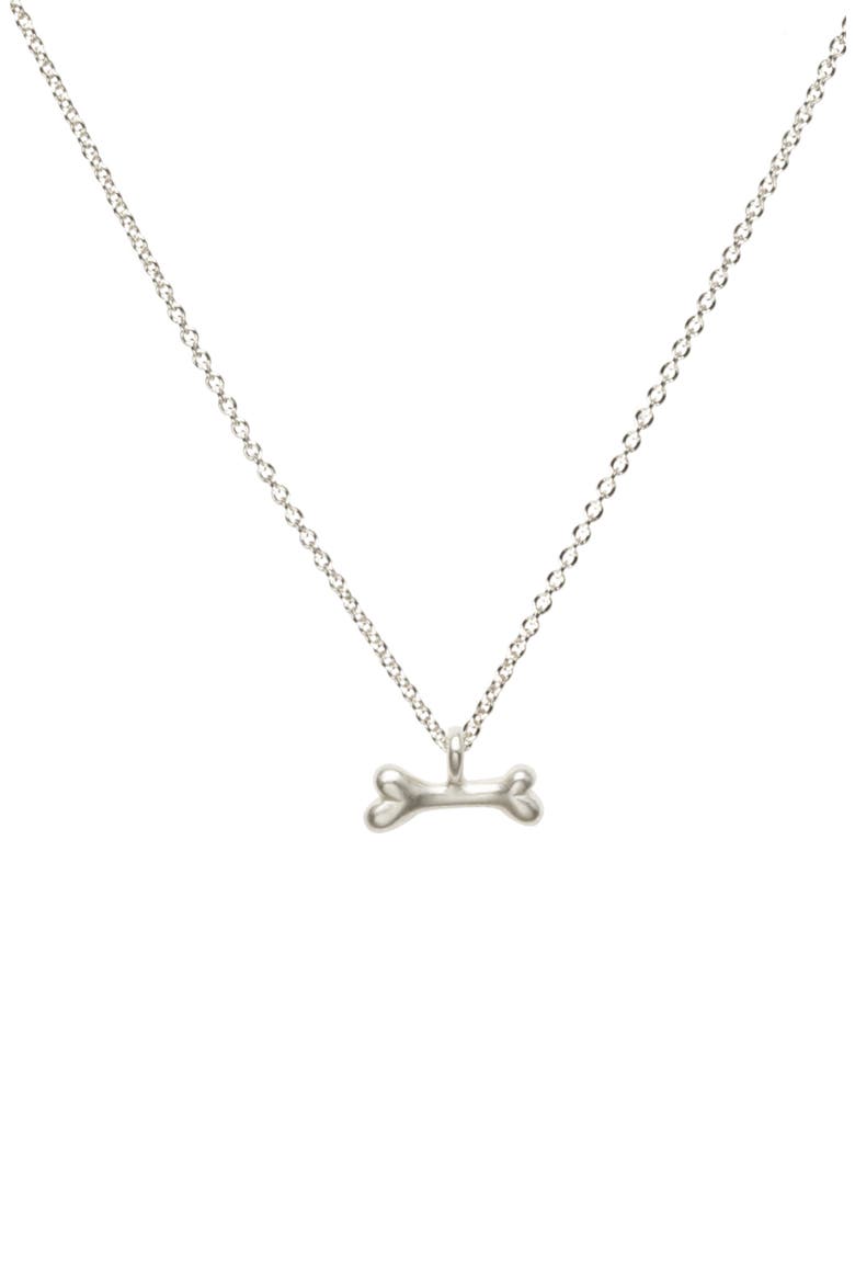 In Dogs We Trust Pendant Necklace, Alternate, color, SILVER