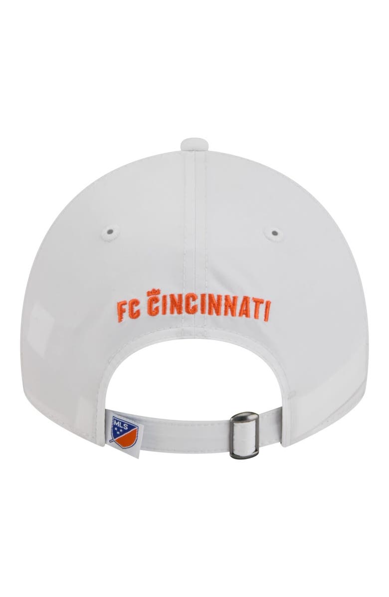 New Era Men's New Era White FC Cincinnati 2026 Jersey Hook 9TWENTY Adjustable Hat, Alternate, color, White