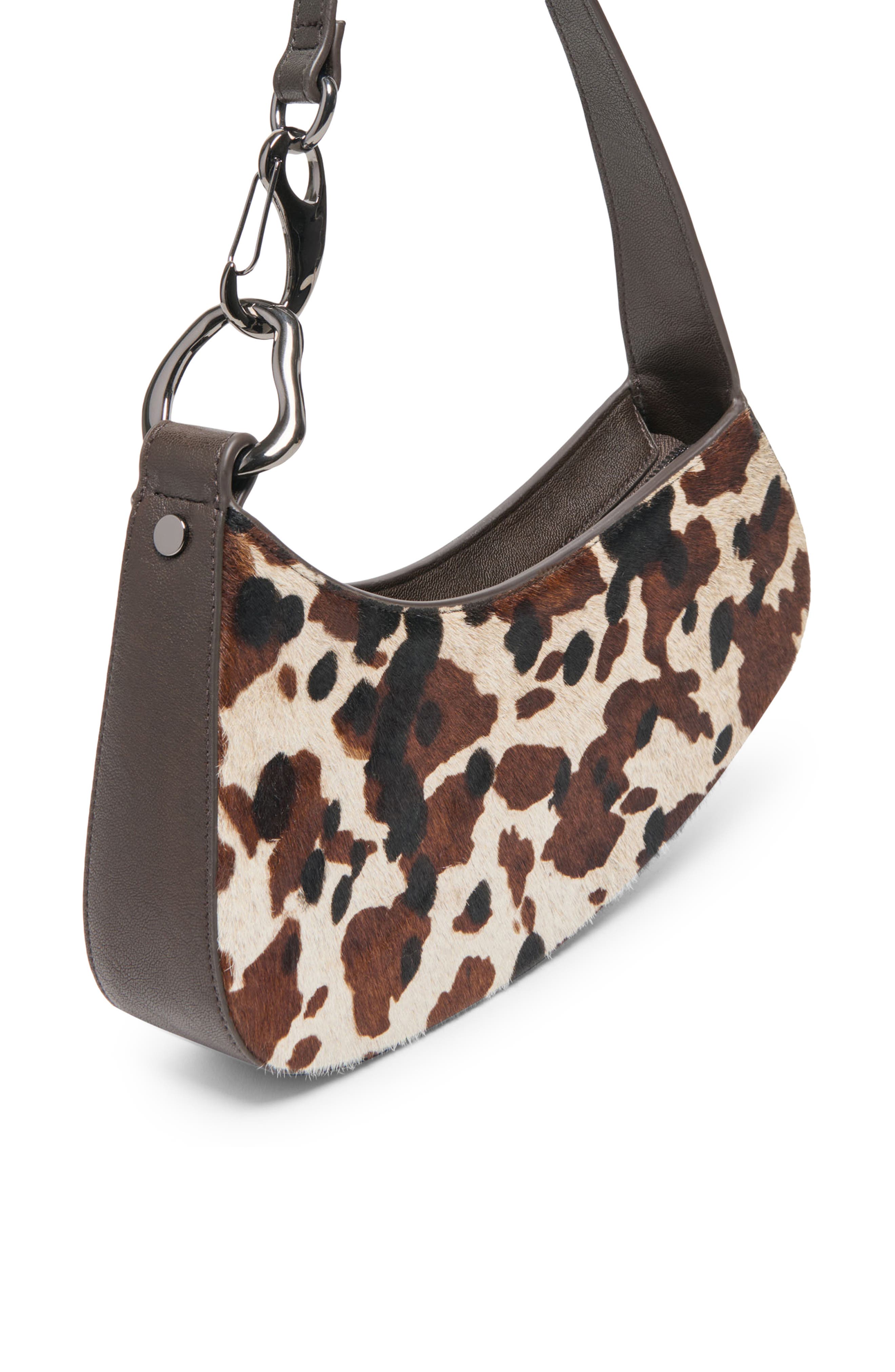 Dolce Vita Shelbee Genuine Calf Hair Shoulder Bag, Alternate, color, Brown Multi