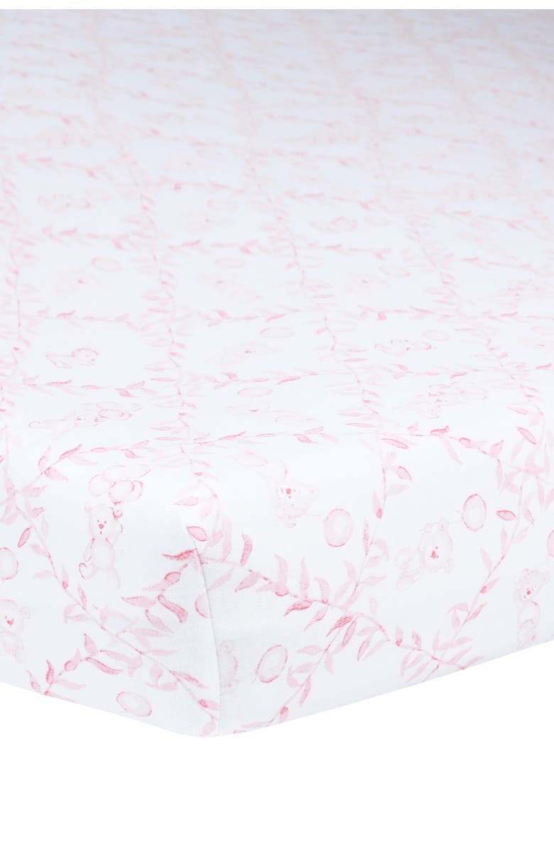 Nellapima Pink Bears Trellace Crib Sheets - Baby, Alternate, color, Pink