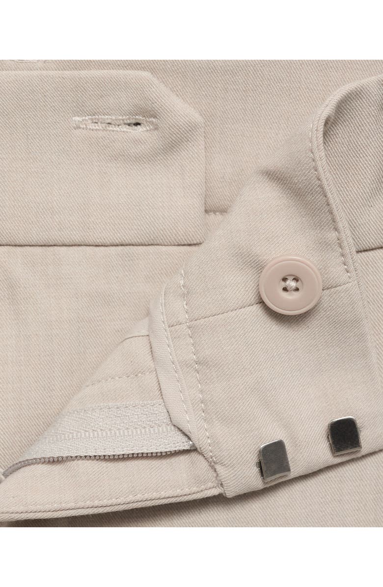 MANGO Pleated Straight Leg Pants, Alternate, color, 