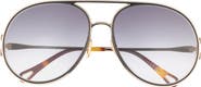 Chloé 61mm Polarized Gradient Aviator Sunglasses
