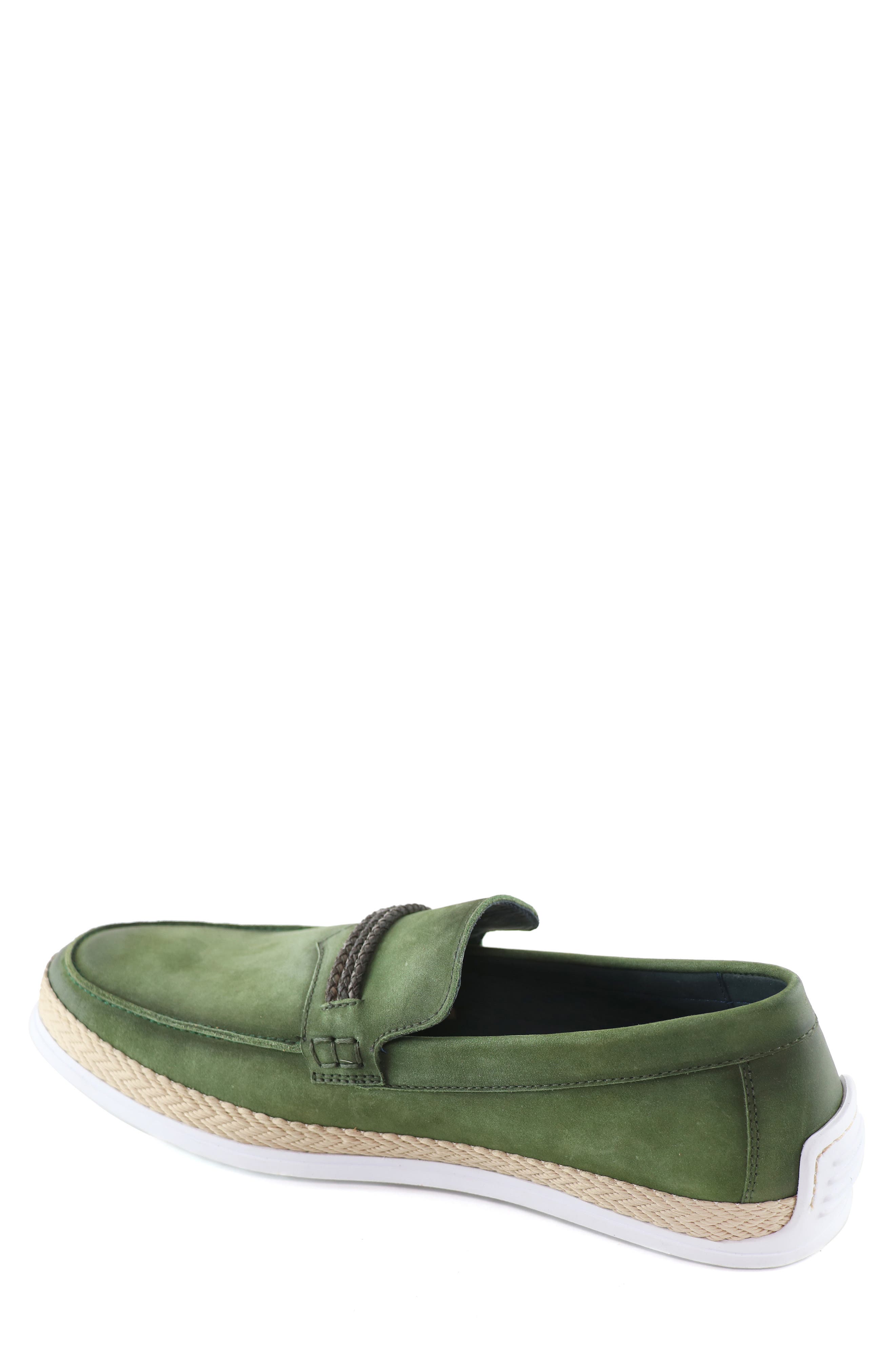 Arther Ave. Driving Shoe, Alternate, color, EMERALD GREEN NUBUCK