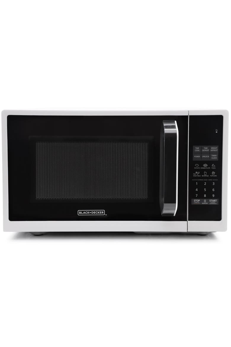 0.9 Cu. Ft. LED Digital Countertop Microwave in White, Alternate, color, White