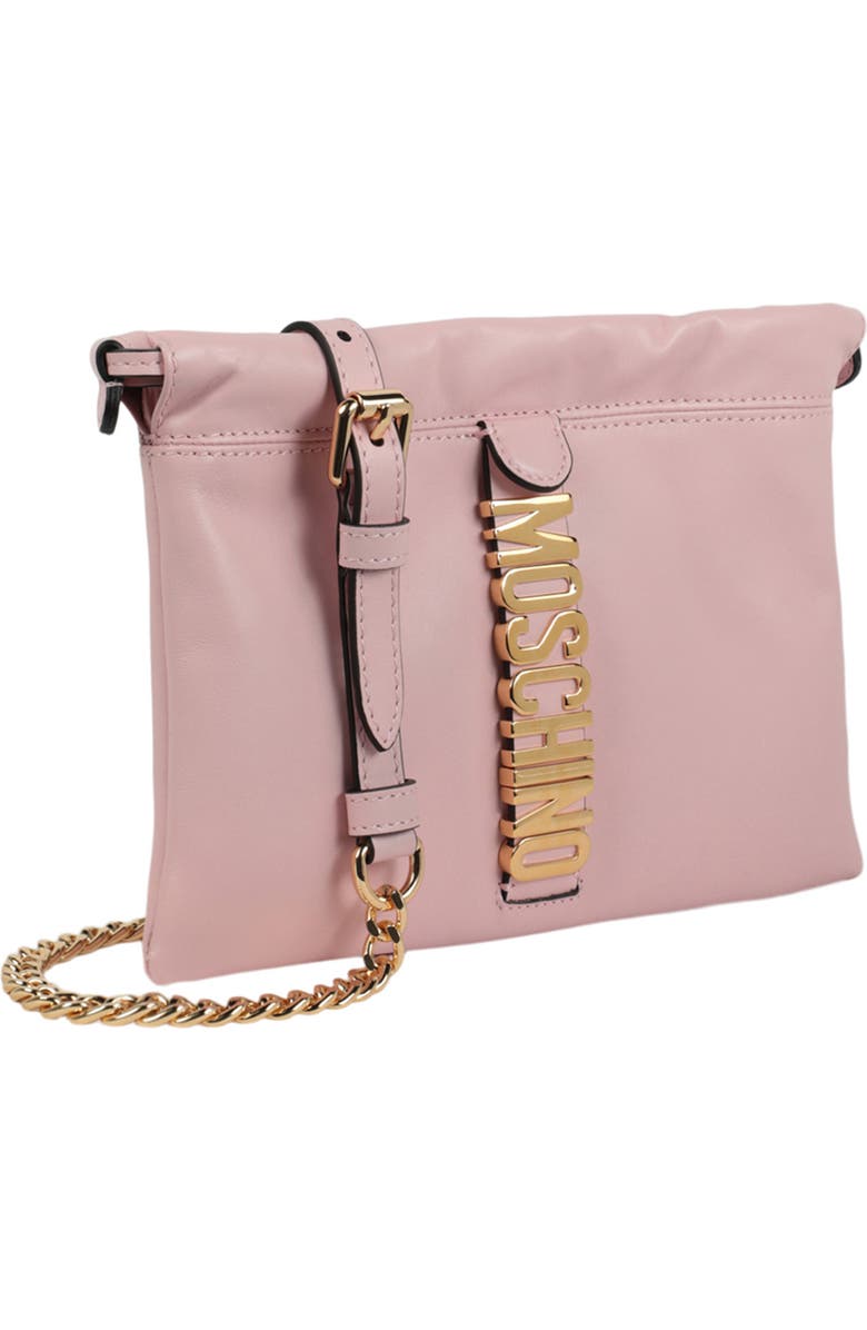 Moschino Belt Logo Crossbody Bag, Alternate, color,