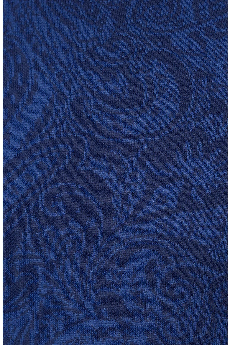 Vomano Paisley Crewneck Sweater, Alternate, color, NAVY