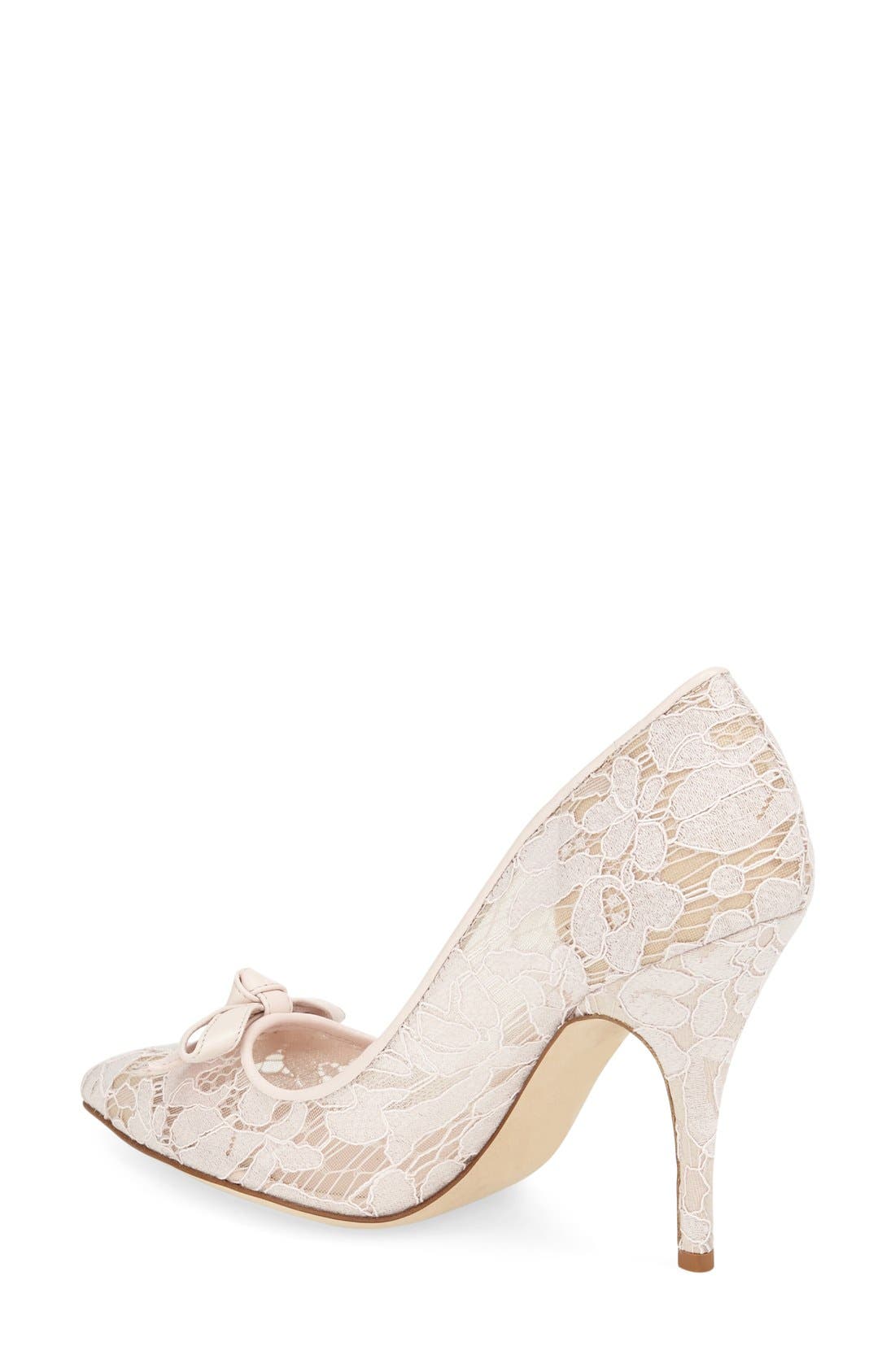 'lisa' pump, Alternate, color, BLUSH LACE