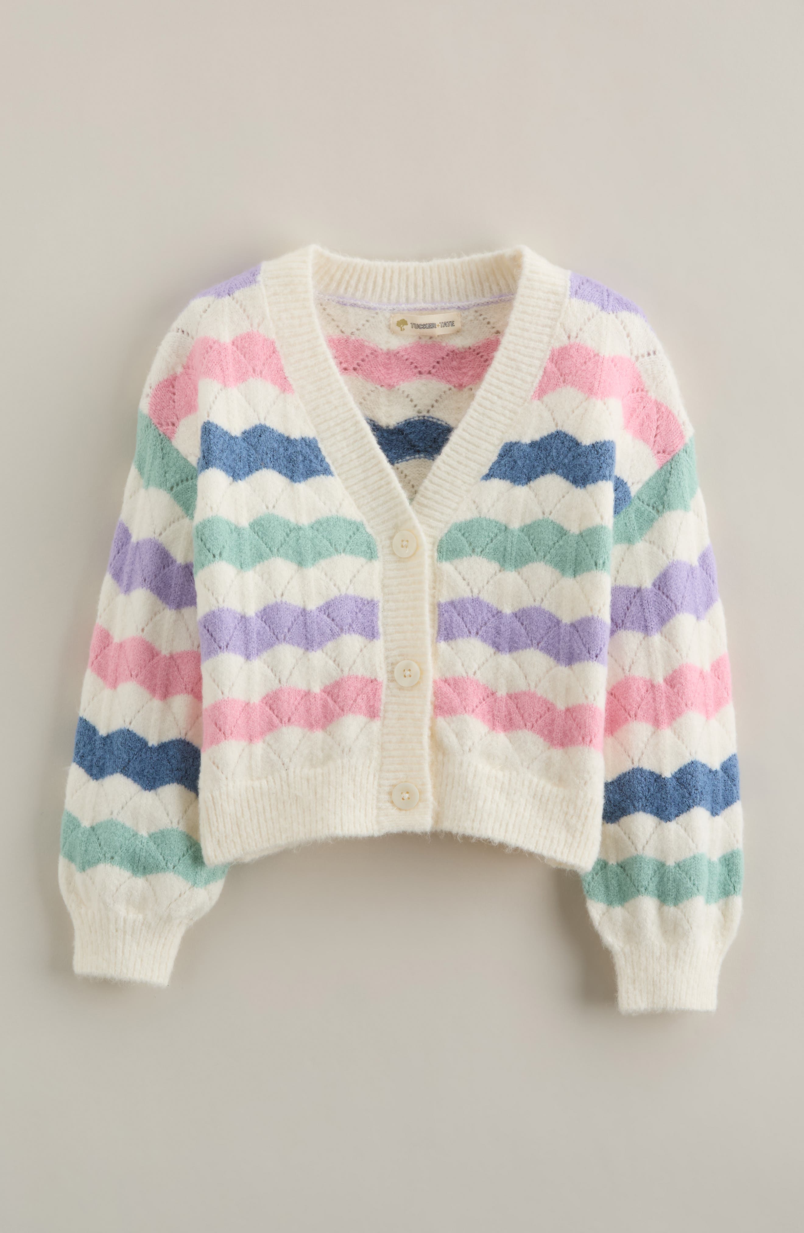 selected PURPLE BONNET WAVY STRIPE