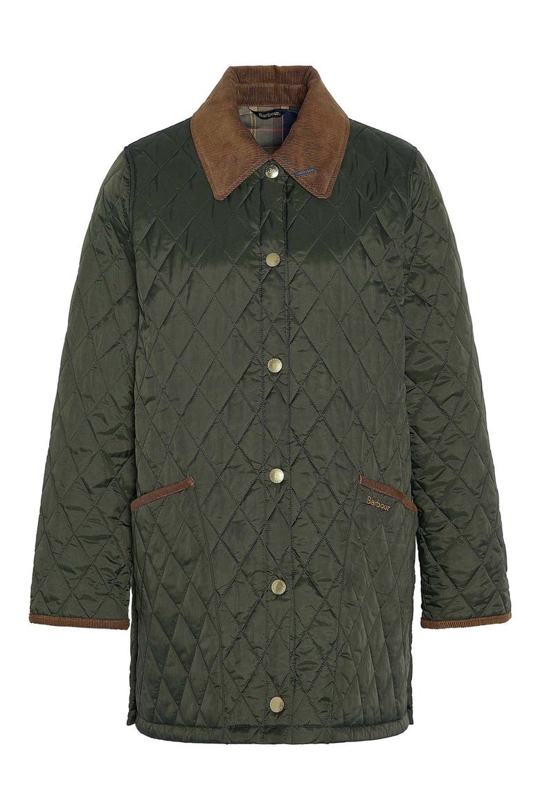 Anniversary Modern Liddesdale Quilted Jacket, Alternate, color, OLIVE/ CLASSIC