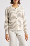 beachlunchlounge Piera Stripe Cardigan