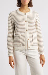 beachlunchlounge Piera Stripe Cardigan
