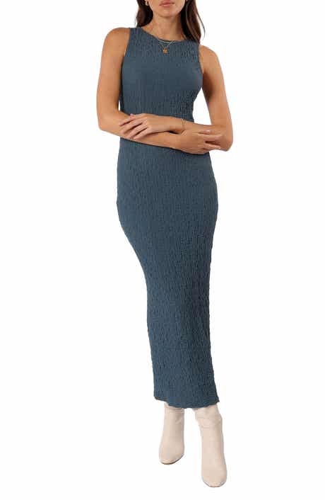 Petal & Pup Clark Texture Sleeveless Maxi Dress