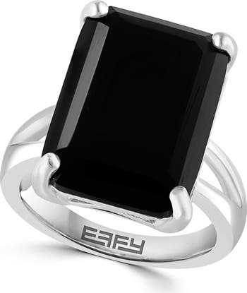 Sterling Silver Onyx Ring