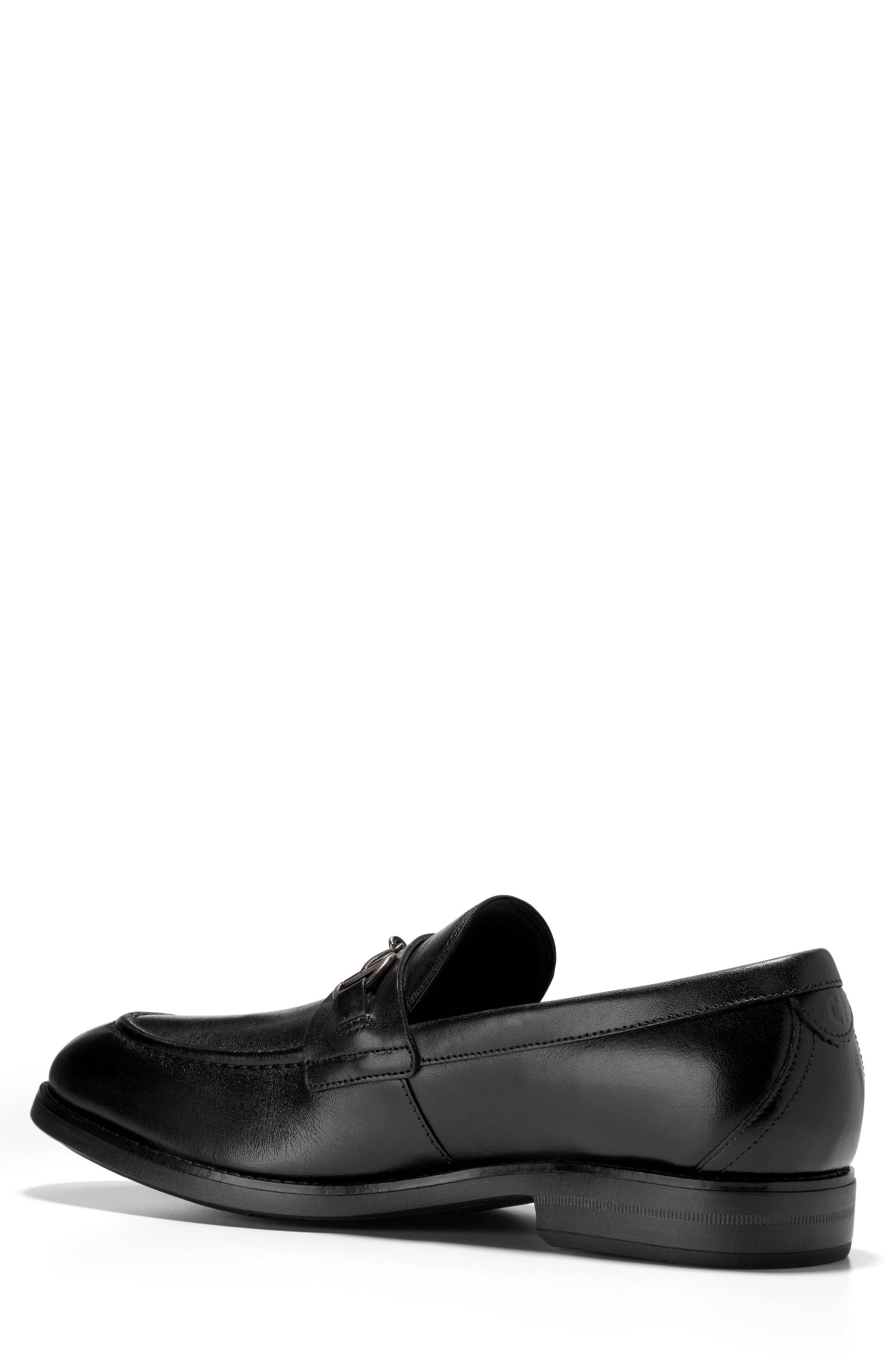 Cole Haan Harmon Grand Bit Loafer, Alternate, color, Black / Black Wr