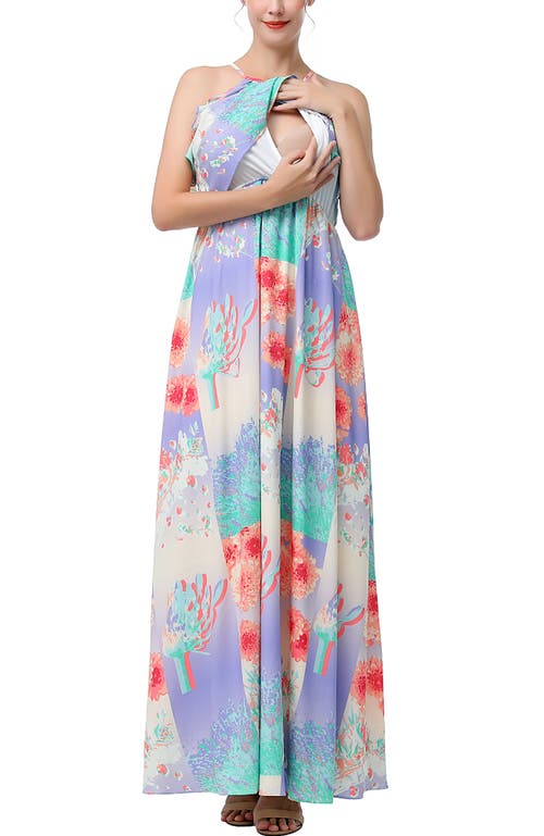 Kimi & Kai Pixie Maternity Nursing Maxi Dress