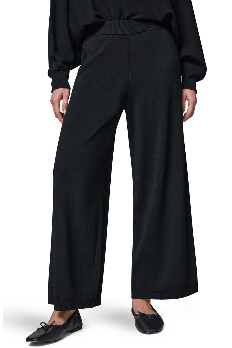 Milano Stitch Knit Pants, Main, color, BLACK