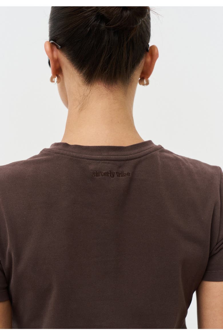 Soft Cotton Tee, Alternate, color, Espresso