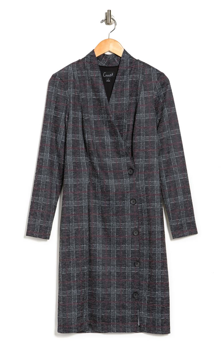 Connected Apparel Button Front Dress, Alternate, color,