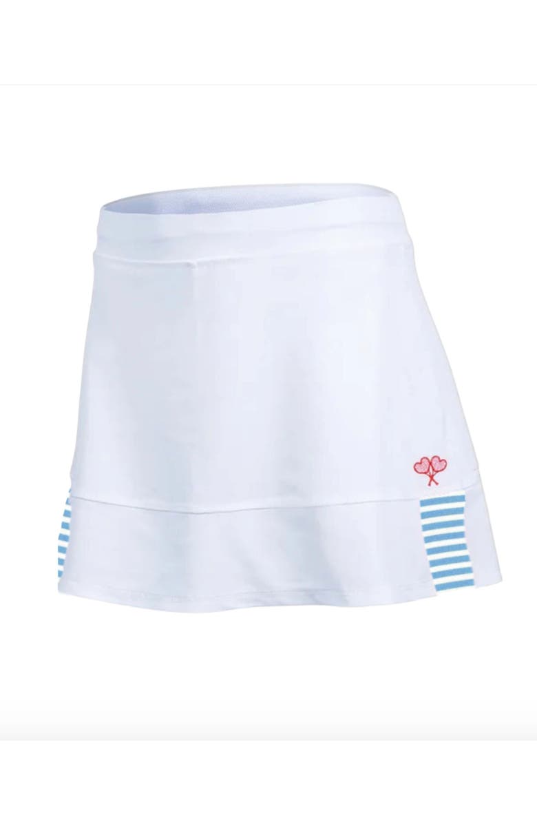 Love All Tennis Women's Tracy Skort Stripes, Main, color, Blue