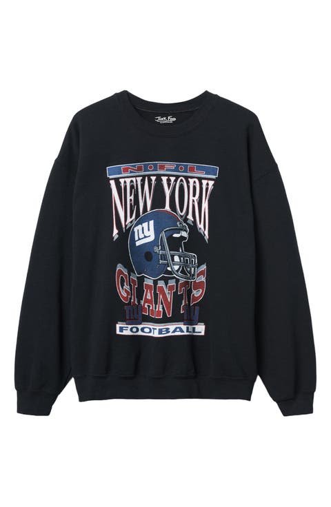 New York Giants Helmet Flea Market Crewneck Sweatshirt