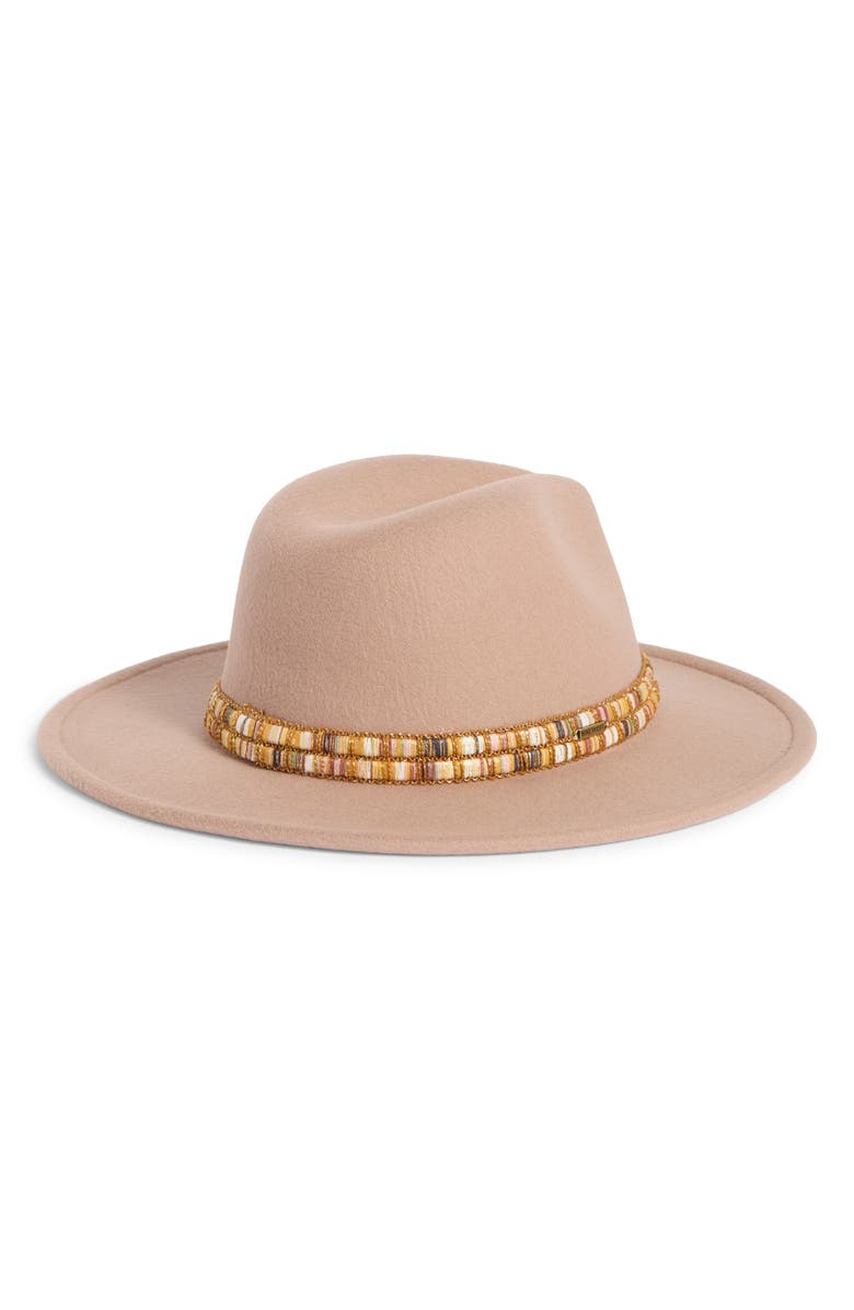 Nine West Felt Panama Hat, Alternate, color, Taupe