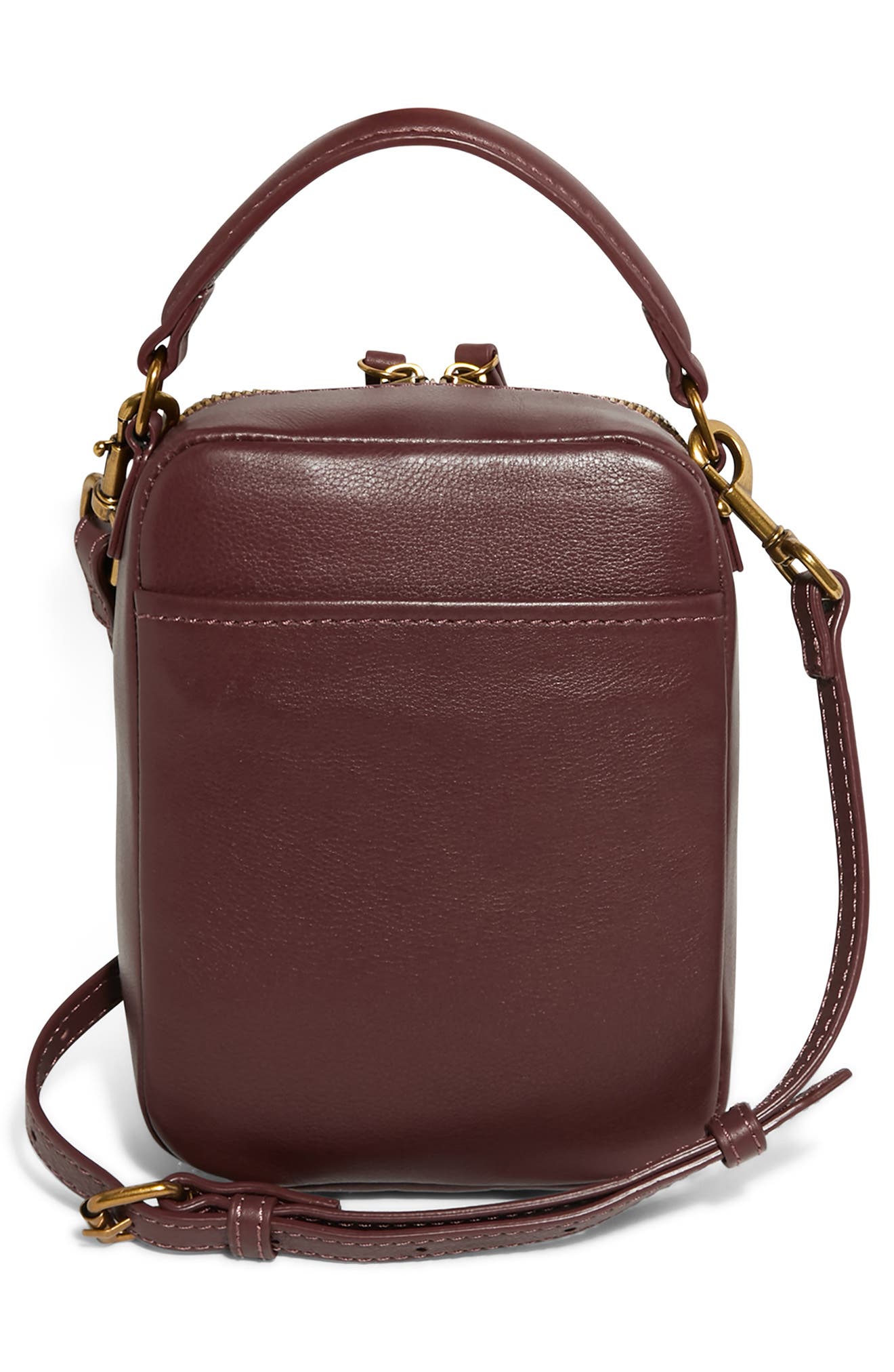 Tribeca Leather Crossbody Bag, Alternate, color, CORDOVAN