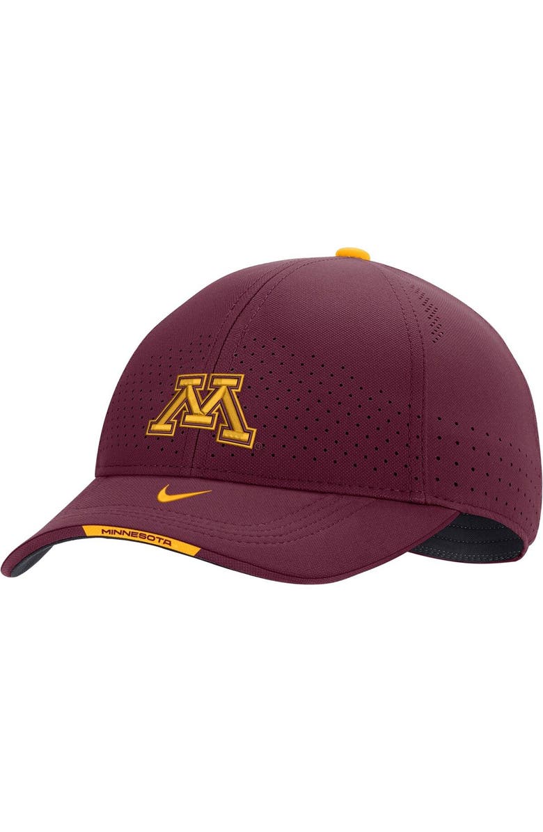 Nike Men's Nike Maroon Minnesota Golden Gophers 2023 Sideline Legacy91 Performance Adjustable Hat, Main, color, Maroon