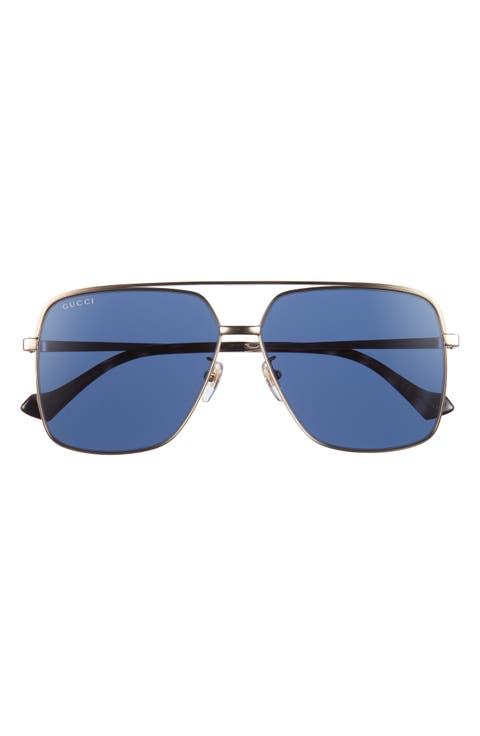 61mm Novelty Aviator Sunglasses
