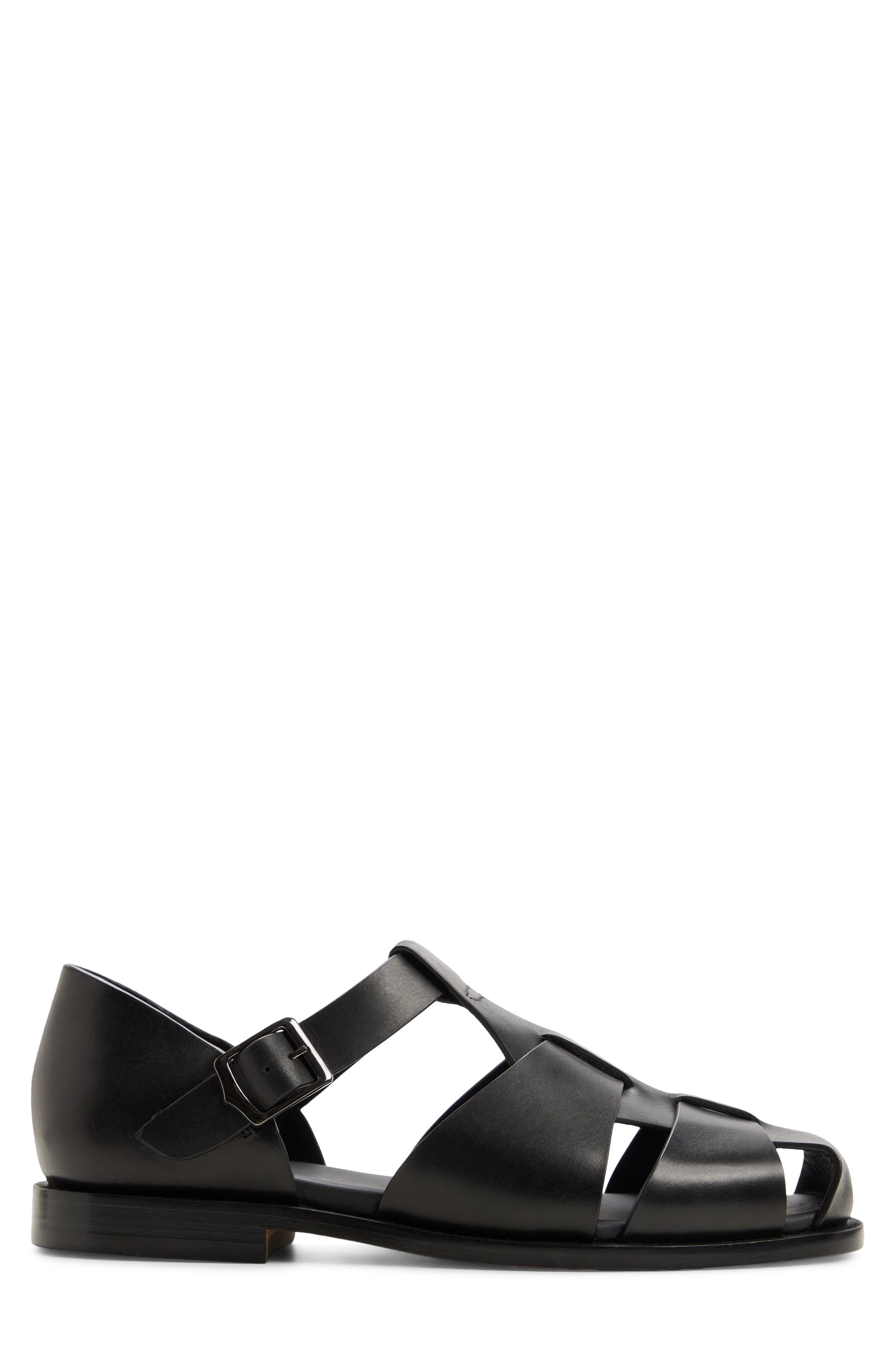 G.H.BASS Potter Sandal, Alternate, color, Black