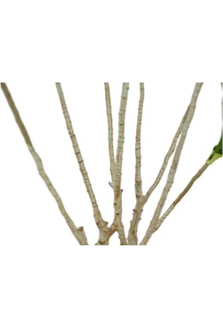 4' Artificial Dracaena Tree in Stone-Finish Pot, Alternate, color, Green