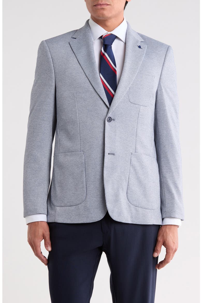 Notched Lapel Sport Coat, Main, color, BLUE