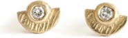 Linn Designs 14K Sunshine Diamond Studs