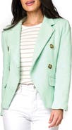 GIBSONLOOK Double Breasted Cotton Blend Blazer
