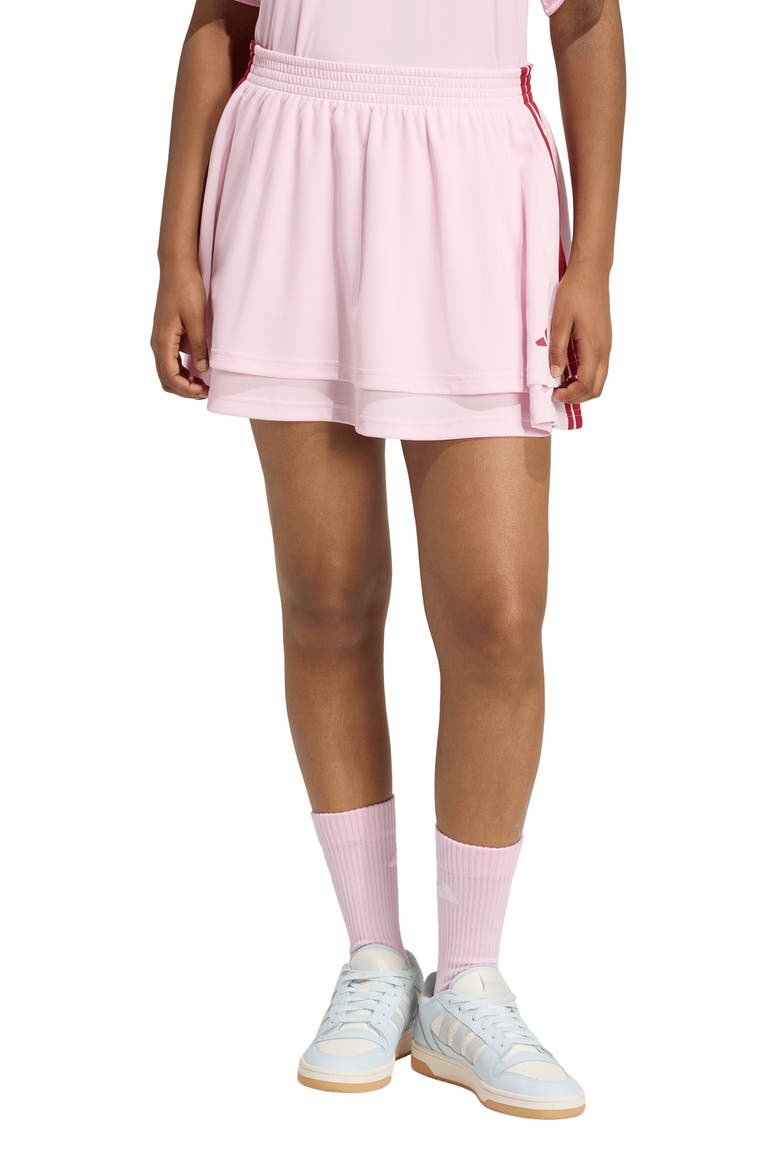 Mesh Layered Miniskirt, Main, color, CLEAR PINK/ ACTIVE MAROON