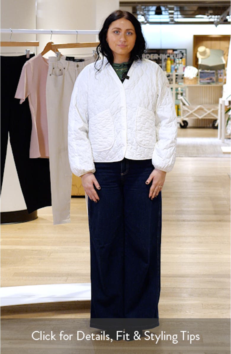 Fara Water Resistant Quilted Jacket, sales video thumbnail