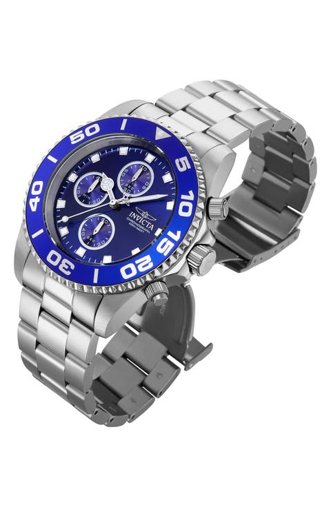 Pro Diver Chronograph Bracelet Watch, 43mm