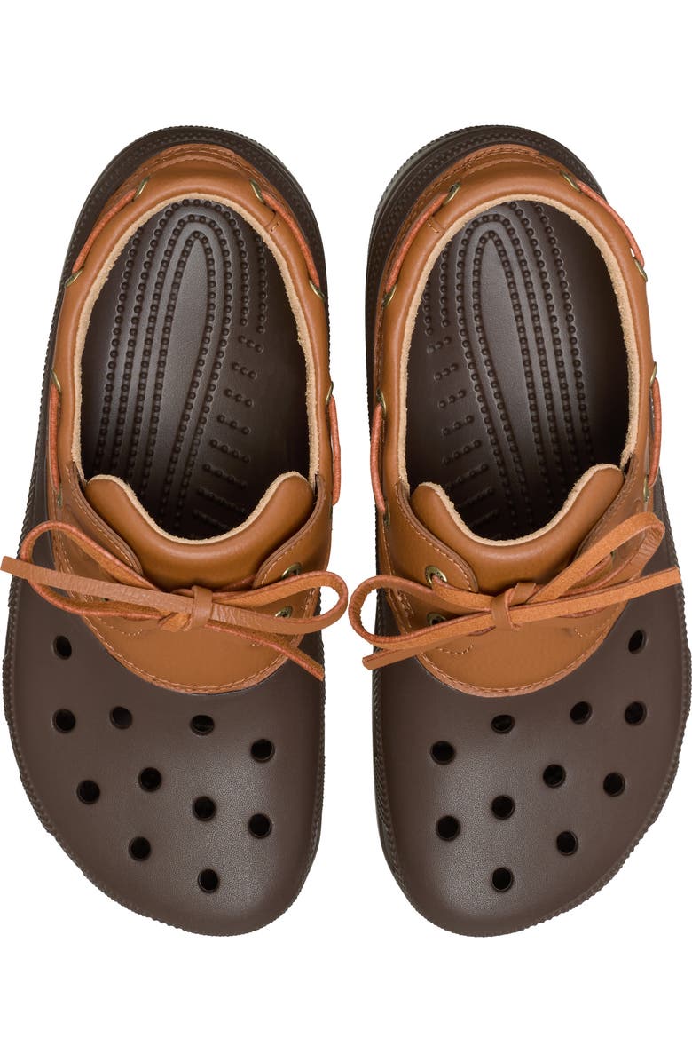 CROCS Classic Islander Boat Shoe, Alternate, color, Coffee Cognac