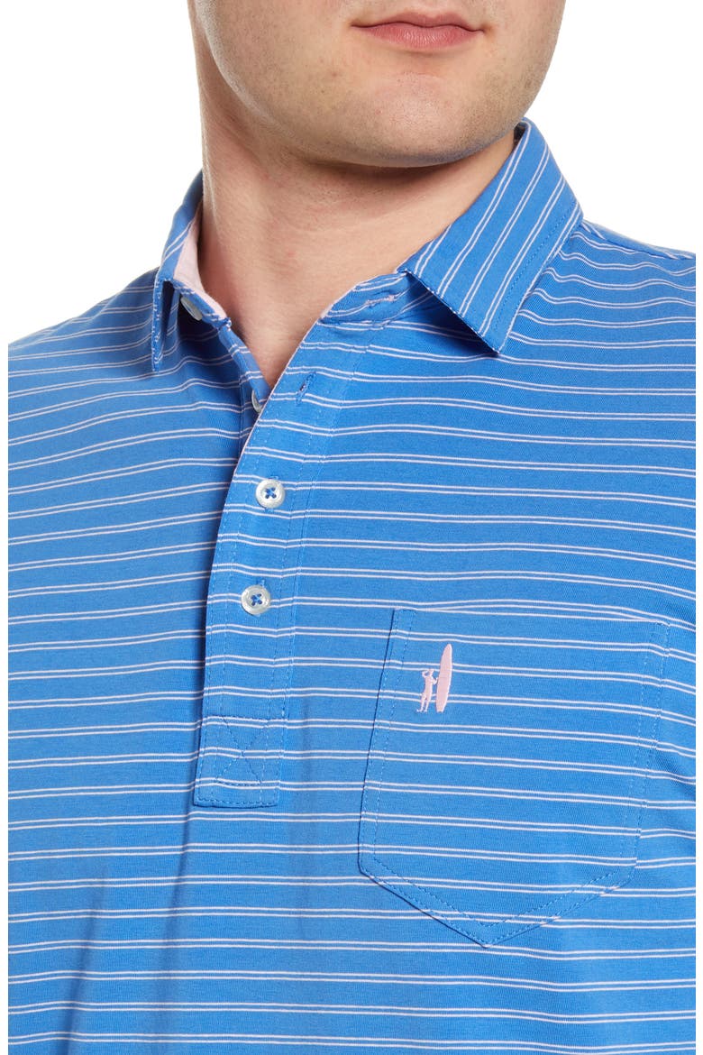 Hangin' Out Marfa Stripe Pocket Polo, Alternate, color, RIPTIDE