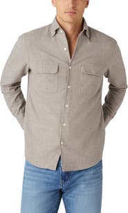 Robert Talbott Morgan Workshirt Luxe Flannel Micro Check Shirt