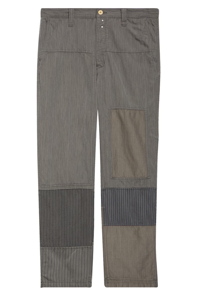 Bricolage Wool & Linen Pants, Alternate, color, GREY
