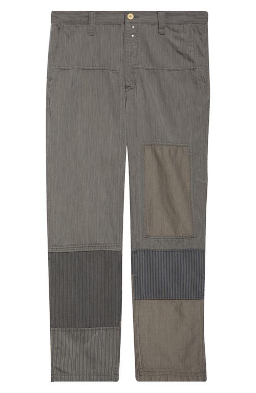 Visvim Bricolage Wool & Linen Pants In Grey